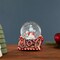 Northlight Musical Joy Gingerbread Sleigh with Snowman Christmas Snow Globe - 5.25"